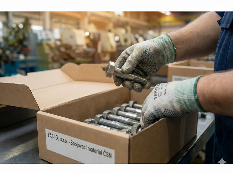 Skladové zásoby spojovacího materiálu FASPOJ, svorníky a matice ihned k odběru